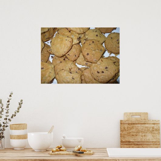 Chocolade Chip Oatmeel Cookies Print (Keuken)