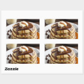 Chocolade Chip Pannenkoeken Rechthoekige Sticker (Vel)