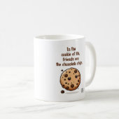 Chocolade chip vriendschap koffiemok (Voorkant rechts)