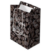 Chocolade Chips Birthday Medium Cadeauzakje (Voorkant Gekanteld)