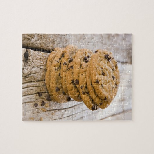 chocolade - chips koekjes 2 legpuzzel (Horizontaal)