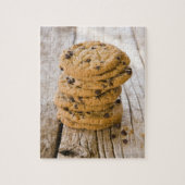 chocolade - chips koekjes 2 legpuzzel (Verticaal)