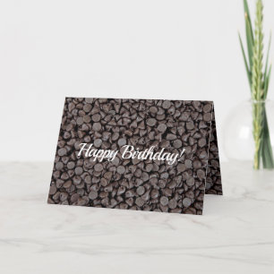 Chocolade Chips verjaardag Kaart