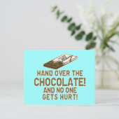 Chocolade Chocofolic Briefkaart (Staand voorkant)