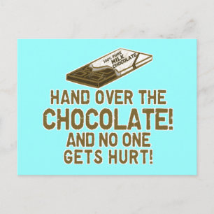 Chocolade Chocofolic Briefkaart