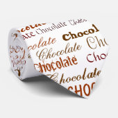 Chocolade, Chocolade, Chocolade, Chocolade, Cho.. Stropdas (Opgerold)