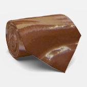 Chocolade, chocolade, chocolade en meer chocolade stropdas (Opgerold)