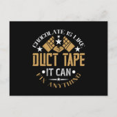 Chocolade - Chocolade is als een dikke tape Briefkaart (Voorkant)