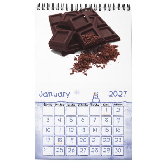 Chocolade, chocolade kalender (Jan 2027)