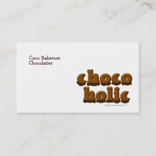 Chocolade  Chocolade Lovers Sjabloon Visitekaartje