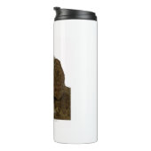 chocolade cocker spaniel portret thermosbeker (Geroteerd rechts)