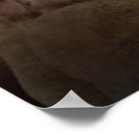 Chocolade Cocker Spaniel Poster (Hoek)