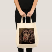 Chocolade Cocker Spaniel Tote Bag (Voorkant (product))