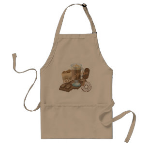 Chocolade colade collage Chocolade Standaard Schort