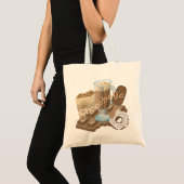 Chocolade colade collage Chocolade Tote Bag (Voorkant (product))