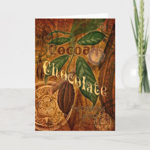 Chocolade Collage Kaart