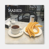 chocolade con churros Magnet (Voorkant)