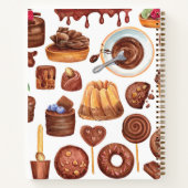 Chocolade Confections  Receptenboek Notitieboek (Achterkant)