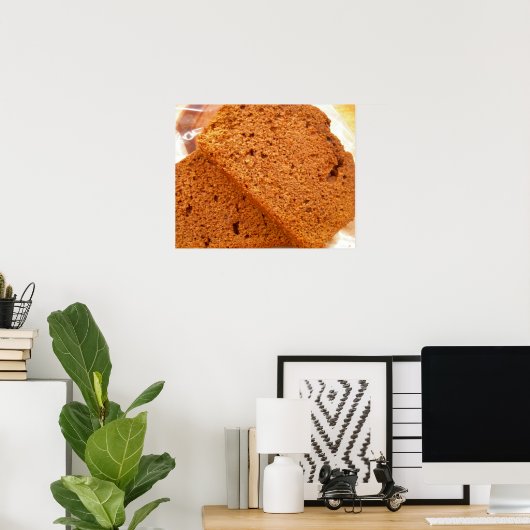Chocolade courgettebrood poster (Thuiskantoor)