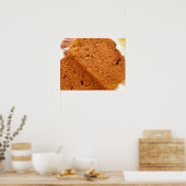 Chocolade courgettebrood poster (Keuken)
