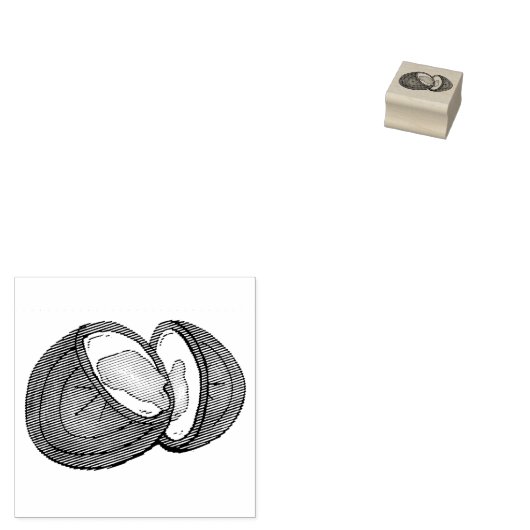 Chocolade Cream Croom Easter Basket Snoep Rubberstempel (Gestempeld)