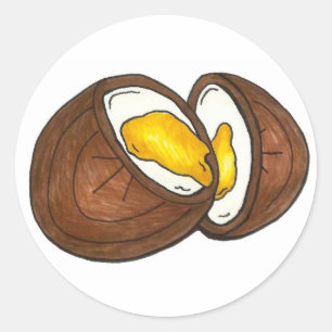 Chocolade Cream Easter Snoep Eieren Chocolade Ronde Sticker