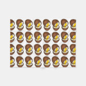 Chocolade Creme Eieren Paasartikelen Snoep Fleece Deken (Voorkant (Horizontaal))