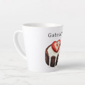 Chocolade Cupcake Aardbei Hart Latte Mok (Linkerhoek)