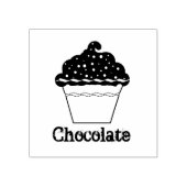 Chocolade Cupcake Art Stempel (Afrduk)