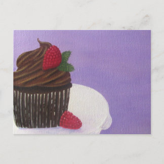 Chocolade Cupcake Briefkaart