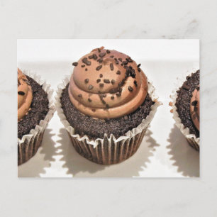 Chocolade Cupcake Briefkaart