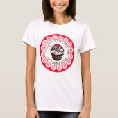 Chocolade Cupcake Dag 18e dag van de feestdag Shir T-shirt (Voorkant)