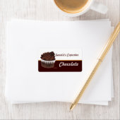 Chocolade Cupcake Labels (Insitu)