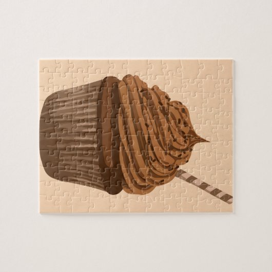 Chocolade Cupcake Legpuzzel (Horizontaal)