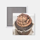 Chocolade Cupcake Magneet (Voorkant / Achterkant)