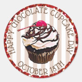 Chocolade Cupcake met Cherry Stickers (Voorkant)