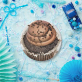 Chocolade Cupcake Papieren Bordje (Feest)