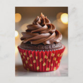 Chocolade Cupcake Recipe Kaart (Voorkant)