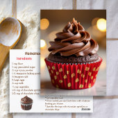 Chocolade Cupcake Recipe Kaart