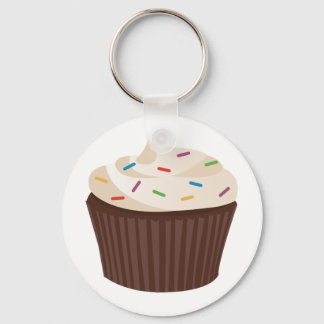 Chocolade Cupcake Sleutelhanger