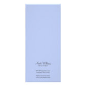 Chocolade Cupcake Vanilla Frosting prijslijst Reclamekaart (Achterkant)