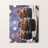 Chocolade Cupcakes Legpuzzel (Verticaal)