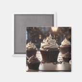 Chocolade Cupcakes Magneet (Voorkant / Achterkant)