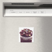 Chocolade cupcakes magneet (Insitu (Vaatwasser))