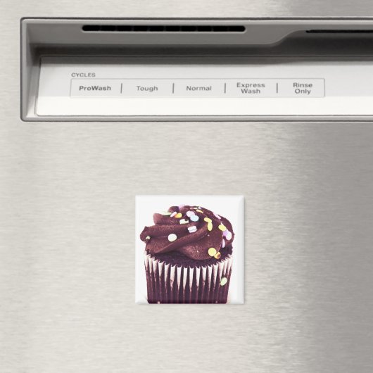 Chocolade cupcakes magneet (Insitu (Vaatwasser))