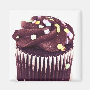 Chocolade cupcakes magnet