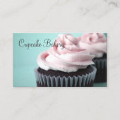 Chocolade Cupcakes Roze vanille, bevroren Visitekaartje (Voorkant)
