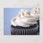 Chocolade Cupcakes Vanilla, bevroren Briefkaart (Voorkant)