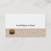 Chocolade Cupcakes Visitekaartje (Achterkant)