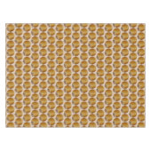 Chocolade Custard Cream gevuld Donut Doughnut Tafelkleed (Voorkant (Horizontaal))